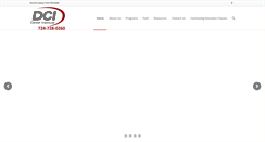 Desktop Screenshot of dci.edu
